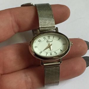 OSIROCK MEsh Silver Watch